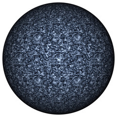 3D Bild - Kugel - Textur - transparenter Background