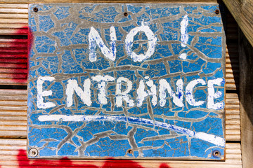 Fototapeta premium No Entrance