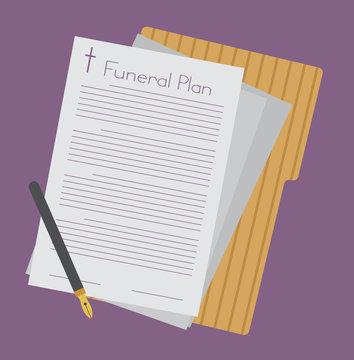 Funeral Plan Illustration