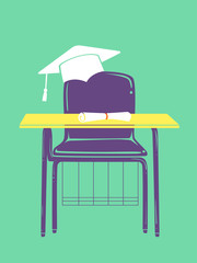 Armchair Graduate Illustration