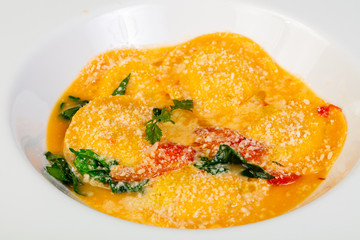 Italian stuffed ravioli