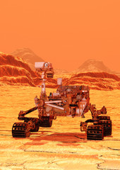 3D Rendering Mars Rover © photosvac