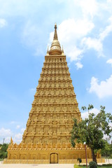 Golden Pagoda. Watphailom. Ayutthaya.