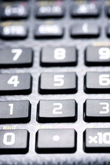 Calculator close up