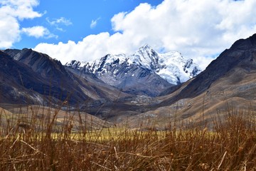 The staggering snow capped mountain or Northern Peru