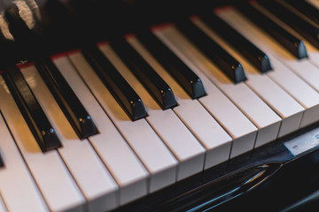 The piano is in the living room