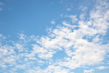Fototapeta premium Blue sky and clouds sky