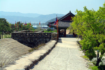 Fototapeta na wymiar Naganeupseong Fortress