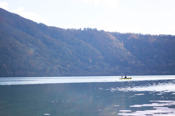 十和田湖-カップル