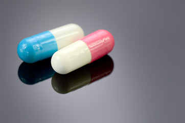 Oral medication background.