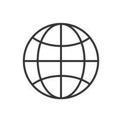 World line icon on a white background