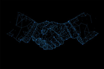 Obraz premium Businessman handshake, best deal