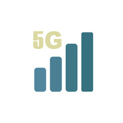 5G icon. Vector illustration.