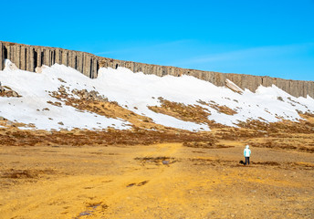 Gerduberg column wall in Iceland
