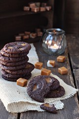 Homemade chocolate cookies
