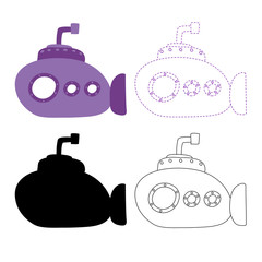 worksheet vector design for kid