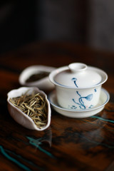 Chinese tea leafs