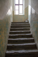 Fototapeta na wymiar Antique Old Staircase