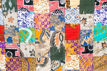 A patchwork cloth - obrazy, fototapety, plakaty