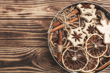 Christmas background. Christmas decor. Holiday decoration.