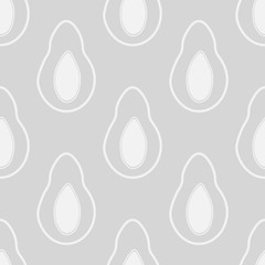 seamless abstract pattern with avocado