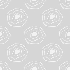 Seamless geometric abstract pattern with circles and rings