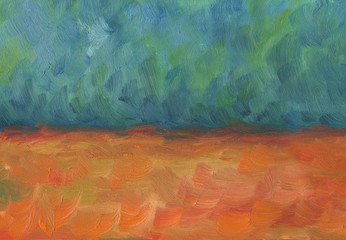 Big overlapping brushstrokes of oil painting texture for background.