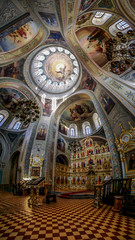 Fototapeta na wymiar the Interior of the Cathedral of the icon of mother of God of all who sorrow