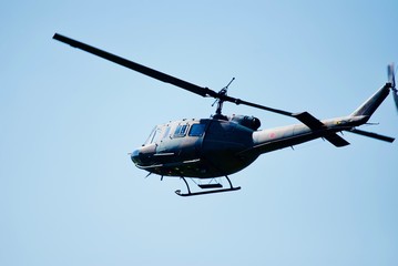 自衛隊のヘリコプター