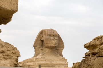 Fototapeta na wymiar Sphinx in Gisa