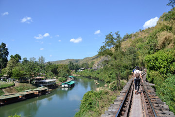 Fototapeta premium bridge over the river