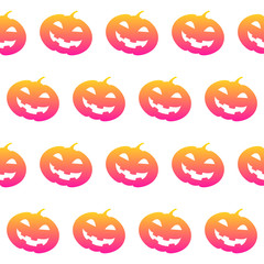 Abstract rainbow happy halloween seamless background. Modern pattern for halloween card, party invitation, menu, wallpaper, holiday shop sale, bag print, t shirt, workshop advertising etc.