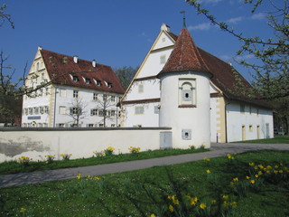 Klostermauer und Wachturm am Schloss Salem