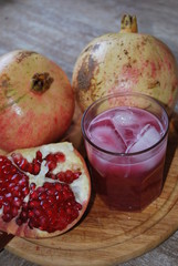 Pomegranate Fruit and Juice
