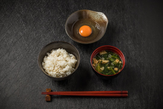 ごはんとおかず　Rice and side dishes Japanese food
