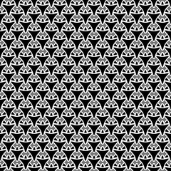 Monochrome abstract triangles seamless pattern background