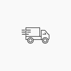 delivery logo set design