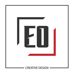 Initial Letter EO Logo Template Design