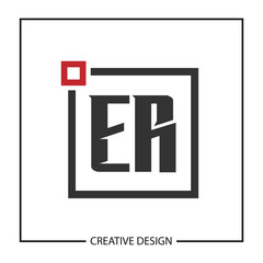 Initial Letter ER Logo Template Design