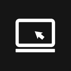 laptop icon. vector illustration