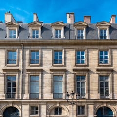 Paris, beautiful building rue Royale
