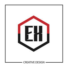 Initial Letter EX Logo Template Design
