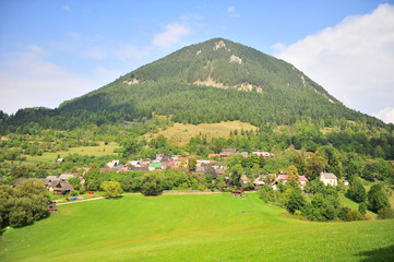 Beautiful summer landscape in Tatras mountains