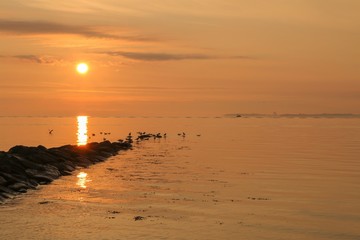 Stille am Meer, Konzept Trauer, Tod, Bestattungen