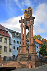Monument in historical center of Banska Stiavnica