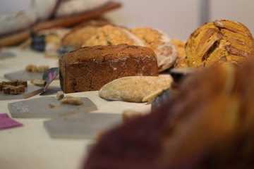 pan artesano en escena