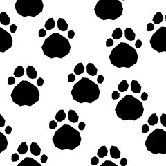 Handmade contrast seamless pattern. Childish craft monochrome wallpaper for birthday card, baby nappy, school party advertising, shop sale poster, holiday wrapping paper, textile, bag print etc.