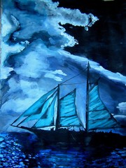 Ghost ship in the night