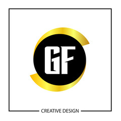 Initial Letter GF Logo Template Design