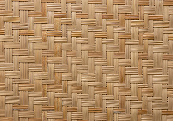 pattern of woven bamboo texture for background